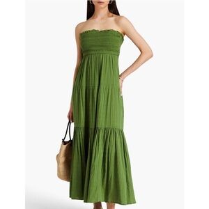 Veronica Beard Olive Textured Dress